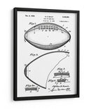 Patente de futbol antiguo - Andreas Magnusson | Cuadro decorativo de Canvas Lab