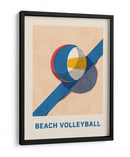 Voleibol de playa en Sunny Beach - Daniel Coulmann | Cuadro decorativo de Canvas Lab