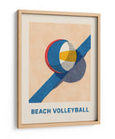 Voleibol de playa en Sunny Beach - Daniel Coulmann | Cuadro decorativo de Canvas Lab