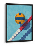 Vista aérea gráfica de voleibol de verano - Daniel Coulmann | Cuadro decorativo de Canvas Lab
