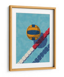 Vista aérea gráfica de voleibol de verano - Daniel Coulmann | Cuadro decorativo de Canvas Lab