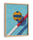 Vista aérea gráfica de voleibol de verano - Daniel Coulmann | Cuadro decorativo de Canvas Lab