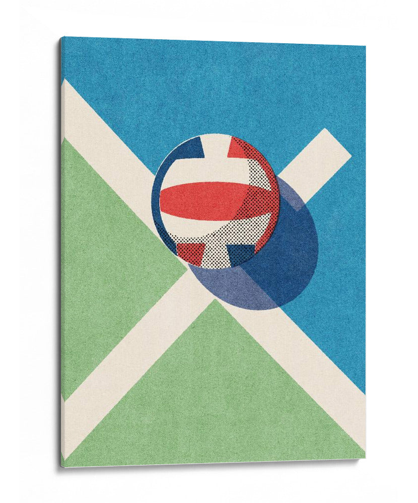 Voleibol de arte pop - Daniel Coulmann | Cuadro decorativo de Canvas Lab