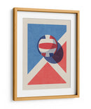 Voleibol rojo y azul - Daniel Coulmann | Cuadro decorativo de Canvas Lab
