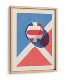 Voleibol rojo y azul - Daniel Coulmann | Cuadro decorativo de Canvas Lab