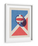Voleibol rojo y azul - Daniel Coulmann | Cuadro decorativo de Canvas Lab