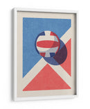Voleibol rojo y azul - Daniel Coulmann | Cuadro decorativo de Canvas Lab