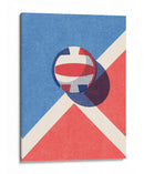 Voleibol rojo, blanco y azul - Daniel Coulmann | Cuadro decorativo de Canvas Lab