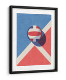 Voleibol rojo, blanco y azul - Daniel Coulmann | Cuadro decorativo de Canvas Lab