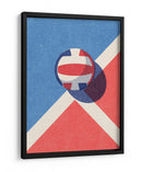 Voleibol rojo, blanco y azul - Daniel Coulmann | Cuadro decorativo de Canvas Lab
