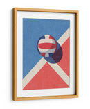 Voleibol rojo, blanco y azul - Daniel Coulmann | Cuadro decorativo de Canvas Lab