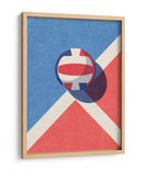 Voleibol rojo, blanco y azul - Daniel Coulmann | Cuadro decorativo de Canvas Lab