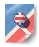Voleibol rojo, blanco y azul - Daniel Coulmann | Cuadro decorativo de Canvas Lab
