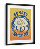 Sunset Volleyball Club Since 1950 - Andreas Magnusson | Cuadro decorativo de Canvas Lab