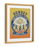 Sunset Volleyball Club Since 1950 - Andreas Magnusson | Cuadro decorativo de Canvas Lab