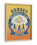 Sunset Volleyball Club Since 1950 - Andreas Magnusson | Cuadro decorativo de Canvas Lab