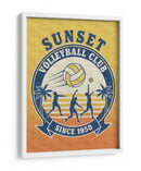 Sunset Volleyball Club Since 1950 - Andreas Magnusson | Cuadro decorativo de Canvas Lab