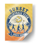 Sunset Volleyball Club Since 1950 - Andreas Magnusson | Cuadro decorativo de Canvas Lab