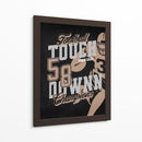 Touchdown de fútbol retro - Fluidys Studio IV | Cuadro decorativo de Canvas Lab