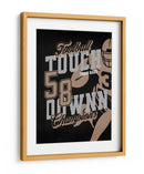 Touchdown de fútbol retro - Fluidys Studio IV | Cuadro decorativo de Canvas Lab
