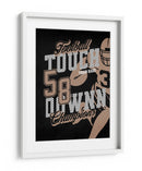 Touchdown de fútbol retro - Fluidys Studio IV | Cuadro decorativo de Canvas Lab