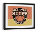 Torneo de baloncesto retro - Andreas Magnusson | Cuadro decorativo de Canvas Lab