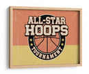 Torneo de baloncesto retro - Andreas Magnusson | Cuadro decorativo de Canvas Lab