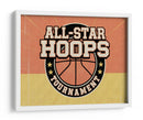 Torneo de baloncesto retro - Andreas Magnusson | Cuadro decorativo de Canvas Lab