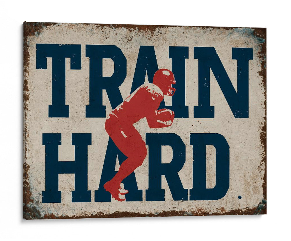 Train Hard American Football - Fluidys Studio IV | Cuadro decorativo de Canvas Lab