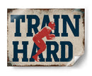Train Hard American Football - Fluidys Studio IV | Cuadro decorativo de Canvas Lab