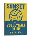 Sunset Volleyball Club Bicolor - Andreas Magnusson | Cuadro decorativo de Canvas Lab