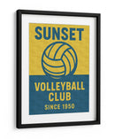 Sunset Volleyball Club Bicolor - Andreas Magnusson | Cuadro decorativo de Canvas Lab