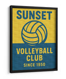 Sunset Volleyball Club Bicolor - Andreas Magnusson | Cuadro decorativo de Canvas Lab