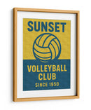 Sunset Volleyball Club Bicolor - Andreas Magnusson | Cuadro decorativo de Canvas Lab