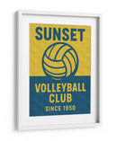 Sunset Volleyball Club Bicolor - Andreas Magnusson | Cuadro decorativo de Canvas Lab