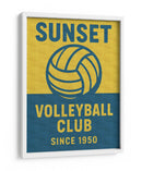 Sunset Volleyball Club Bicolor - Andreas Magnusson | Cuadro decorativo de Canvas Lab