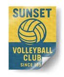 Sunset Volleyball Club Bicolor - Andreas Magnusson | Cuadro decorativo de Canvas Lab