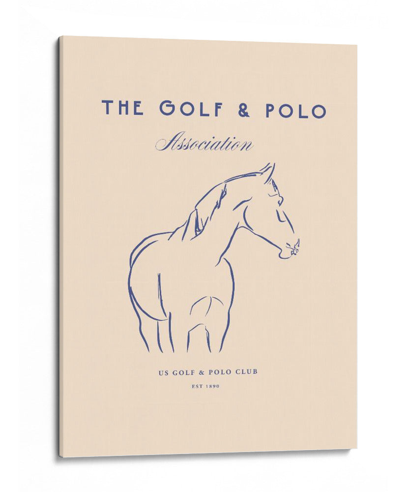 The Golf & Polo Association - Treechild | Cuadro decorativo de Canvas Lab