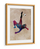 Una vibrante chilena de fútbol - Justyna Jaszke | Cuadro decorativo de Canvas Lab