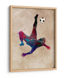 Una vibrante chilena de fútbol - Justyna Jaszke | Cuadro decorativo de Canvas Lab