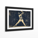 Potencia vintage en el diamante: el gran swing - Fluidys Studio IV | Cuadro decorativo de Canvas Lab