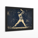 Potencia vintage en el diamante: el gran swing - Fluidys Studio IV | Cuadro decorativo de Canvas Lab