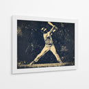 Potencia vintage en el diamante: el gran swing - Fluidys Studio IV | Cuadro decorativo de Canvas Lab