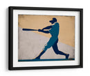 Vintage Minimalist Baseball Composition - Fluidys Studio IV | Cuadro decorativo de Canvas Lab