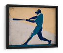 Vintage Minimalist Baseball Composition - Fluidys Studio IV | Cuadro decorativo de Canvas Lab