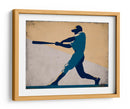 Vintage Minimalist Baseball Composition - Fluidys Studio IV | Cuadro decorativo de Canvas Lab