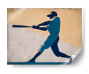 Vintage Minimalist Baseball Composition - Fluidys Studio IV | Cuadro decorativo de Canvas Lab