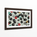 Discos de vinil en fondo blanco - DIEGO D L | Cuadro decorativo de Canvas Lab