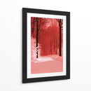Bosque rojo - DIEGO D L | Cuadro decorativo de Canvas Lab
