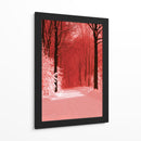 Bosque rojo - DIEGO D L | Cuadro decorativo de Canvas Lab